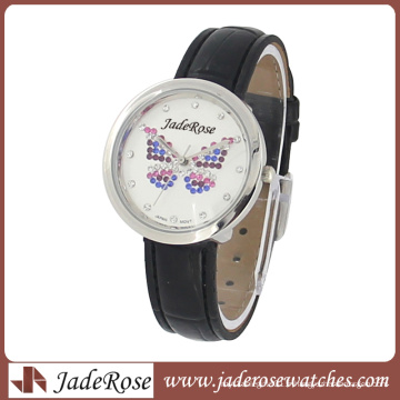 Montre de mode de dames de papillon de charme de vente chaude